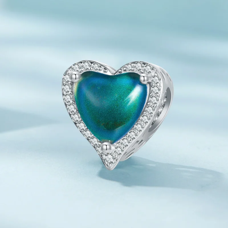 (Bild für) Pandora-Stil Thermosensorischer Mood Stone Anhänger - SCC2596 - Ansicht 5