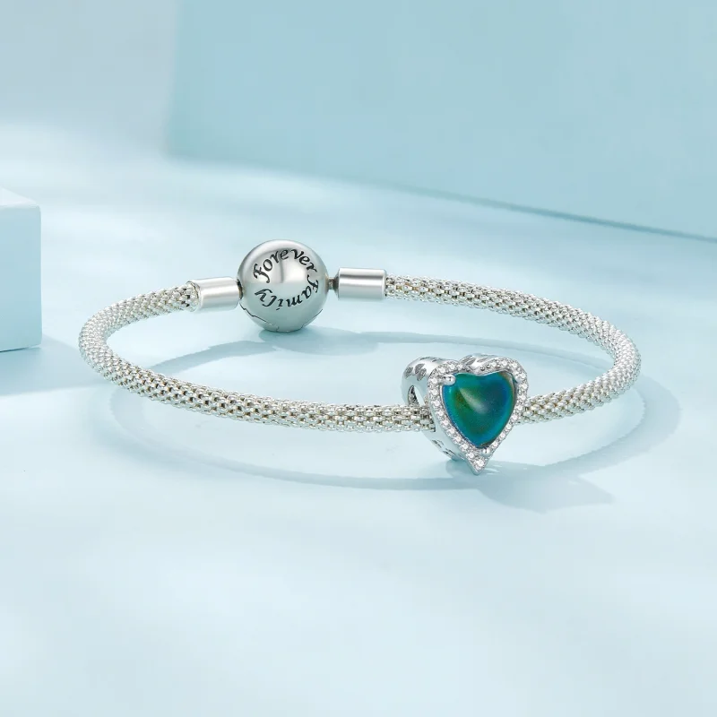 (Bild für) Pandora-Stil Thermosensorischer Mood Stone Anhänger - SCC2596 - Ansicht 8