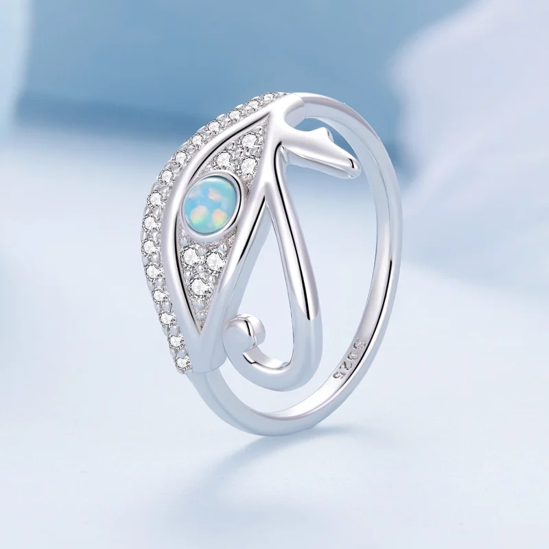 (Bild für) Pandora-Stil Zircon-Auge-des-Horus-Ring - BSR403 - Ansicht 2
