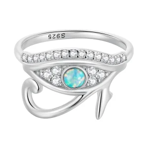 (Bild für) Pandora-Stil Zircon-Auge-des-Horus-Ring - BSR403