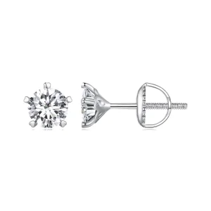 (Bild für) Pandora Style 0,5 Ct Moissanit-Stecker - MSE024-S