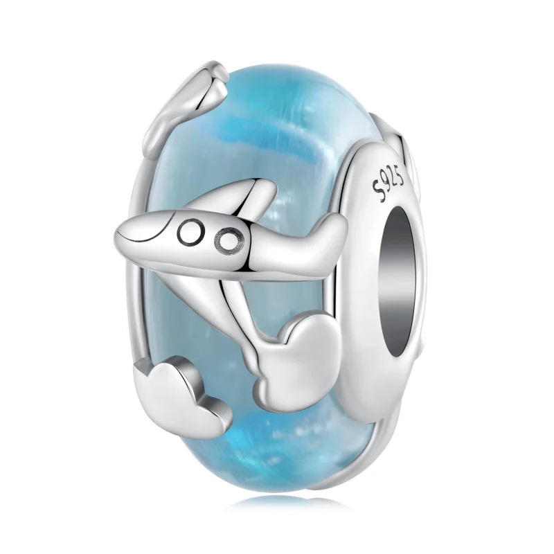 (Bild für) Pandora Style Aircraft Glazed Charm - SCC2482 - Ansicht 8