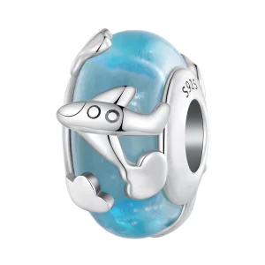 (Bild für) Pandora Style Aircraft Glazed Charm - SCC2482