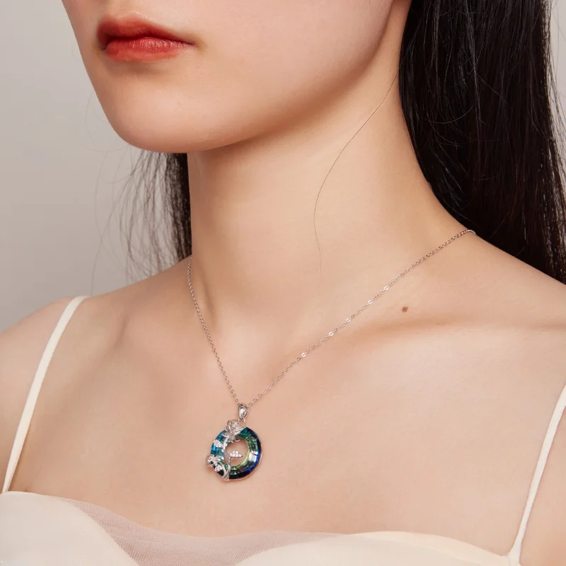 (Bild für) Pandora Style Angel Ring Rose Halskette - BSN313 - Ansicht 7