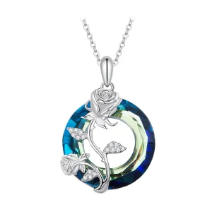 (Bild für) Pandora Style Angel Ring Rose Halskette - BSN313