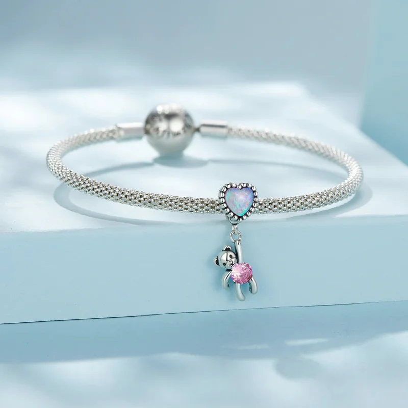 (Bild für) Pandora Style Anhänger Bär - SCC2591 - Ansicht 4