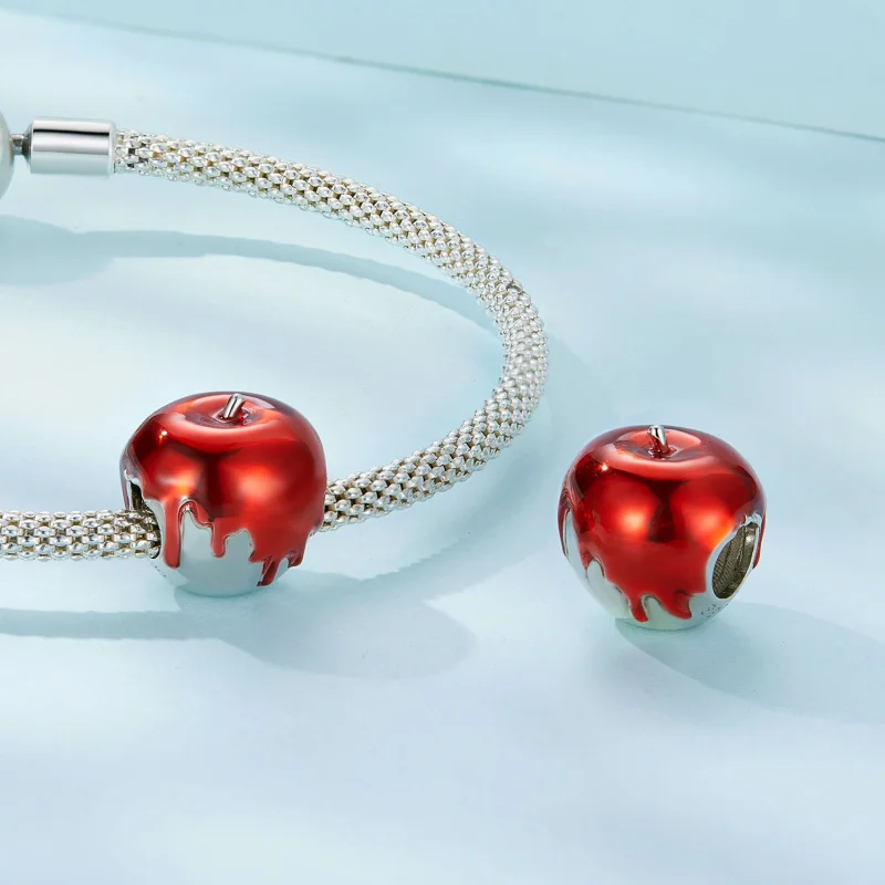 (Bild für) Pandora Style Apfel-Anhänger - SCC2644 - Ansicht 4