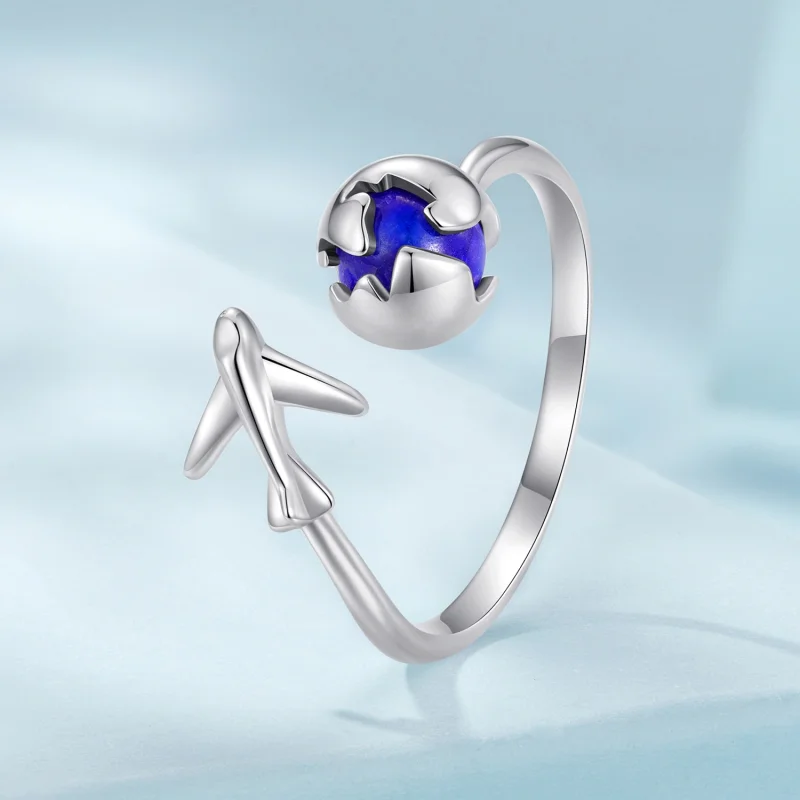 (Bild für) Pandora Style Around The World Open Ring - SCR959-E - Ansicht 2