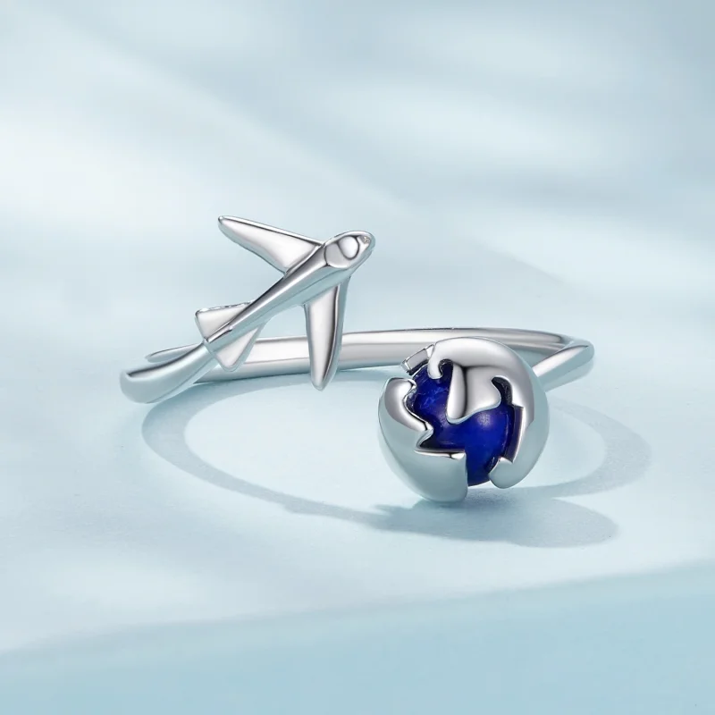 (Bild für) Pandora Style Around The World Open Ring - SCR959-E - Ansicht 3