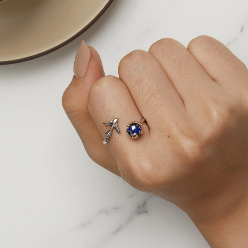 (Bild für) Pandora Style Around The World Open Ring - SCR959-E - Ansicht 6