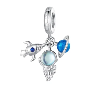 (Bild für) Pandora Style Astronaut Anhänger - BSC791