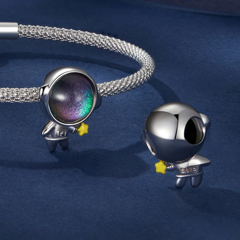 (Bild für) Pandora Style Astronaut Star Charm - BSC793 - Ansicht 4