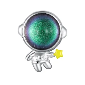 (Bild für) Pandora Style Astronaut Star Charm - BSC793