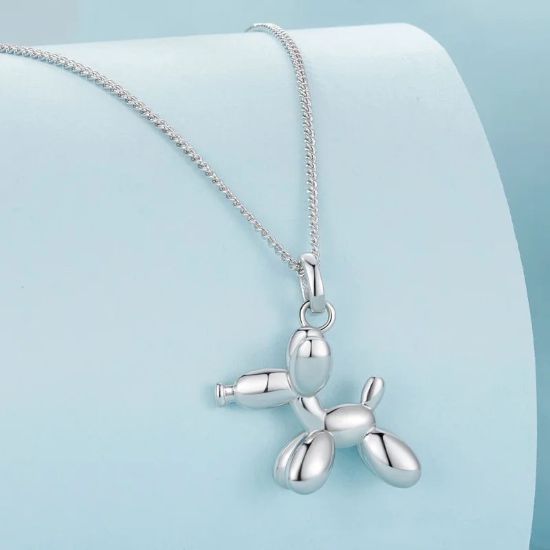 (Bild für) Pandora Style Balloon Dog Halskette - SCN506 - Ansicht 2