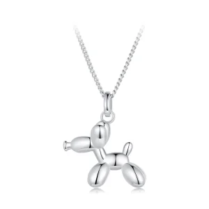 (Bild für) Pandora Style Balloon Dog Halskette - SCN506