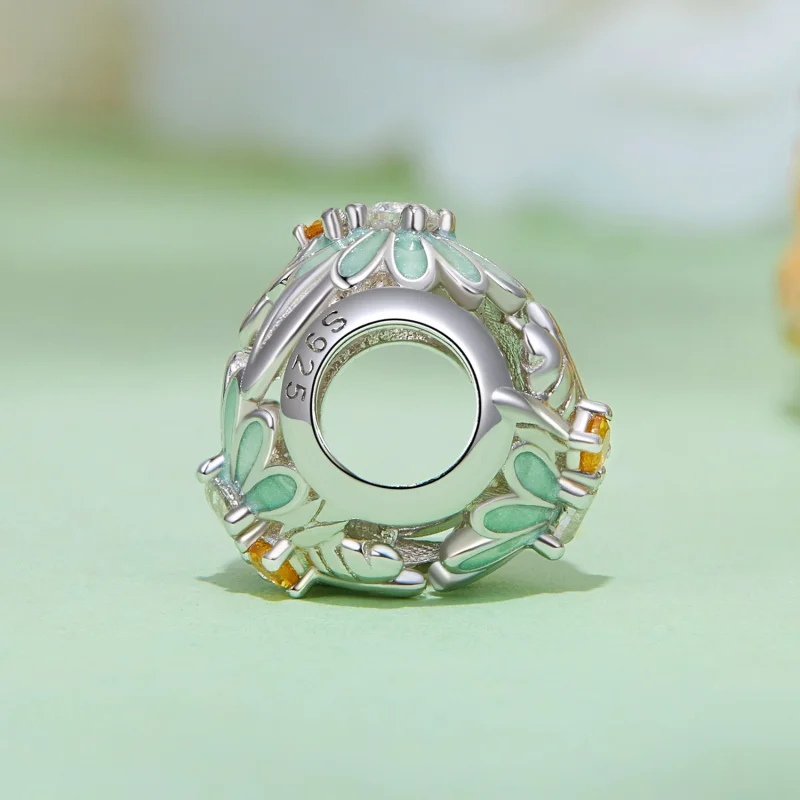(Bild für) Pandora Style Bee Daisy Charm - BSC895 - Ansicht 3