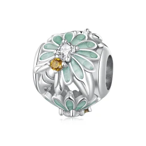 (Bild für) Pandora Style Bee Daisy Charm - BSC895