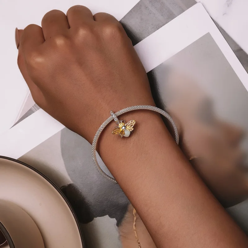 (Bild für) Pandora Style Bee Glow-In-The-Dark Dangle - SCC2616 - Ansicht 5