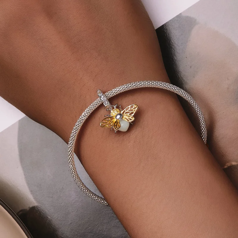 (Bild für) Pandora Style Bee Glow-In-The-Dark Dangle - SCC2616 - Ansicht 7