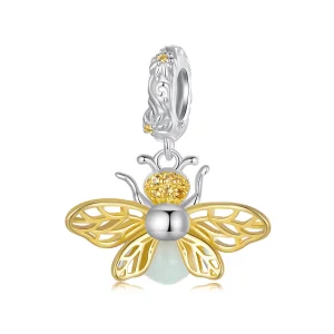 (Bild für) Pandora Style Bee Glow-In-The-Dark Dangle - SCC2616