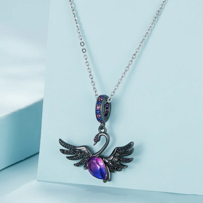 (Bild für) Pandora Style Black Swan Anhänger - SCC2490 - Ansicht 2