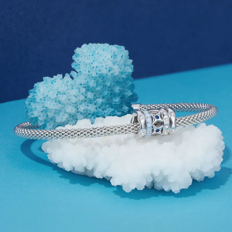 (Bild für) Pandora Style Blauer Stern Charm - BSC919 - Ansicht 5