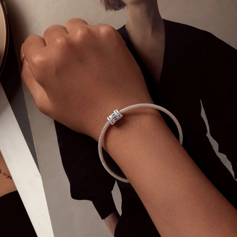 (Bild für) Pandora Style Blauer Stern Charm - BSC919 - Ansicht 6