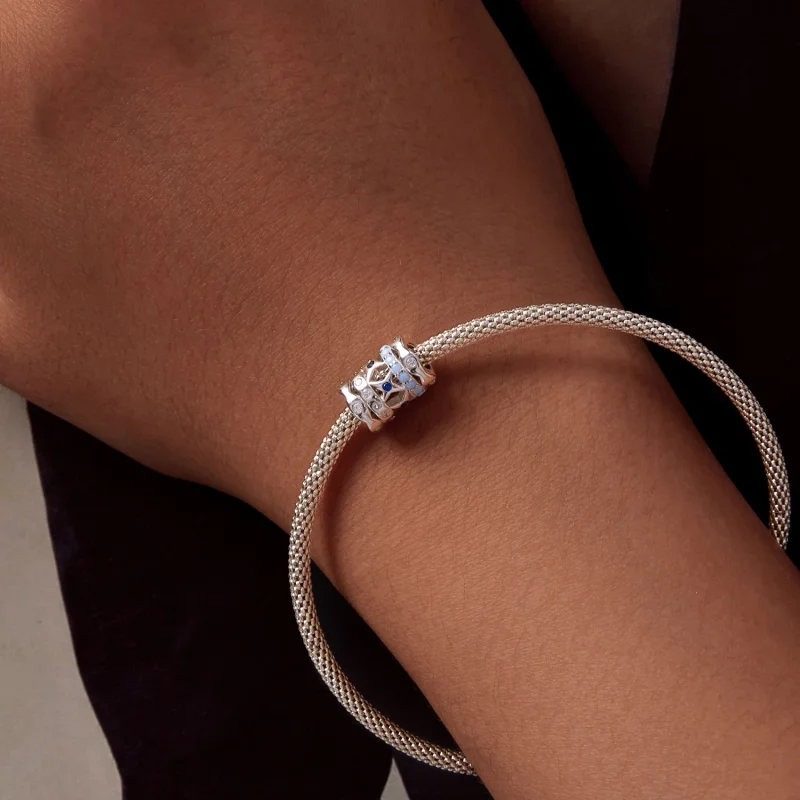 (Bild für) Pandora Style Blauer Stern Charm - BSC919 - Ansicht 7