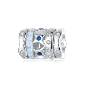 (Bild für) Pandora Style Blauer Stern Charm - BSC919