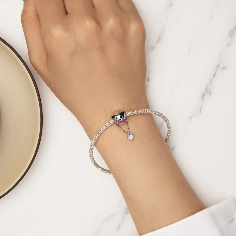 (Bild für) Pandora Style Bär Heißluftballon Anhänger - SCC2550 - Ansicht 6