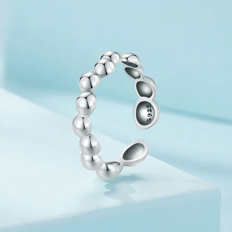 (Bild für) Pandora Style Bubble Open Ring - SCR962-E - Ansicht 2