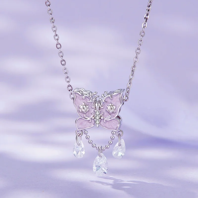 (Bild für) Pandora Style Butterfly Charm - SCC2543 - Ansicht 2