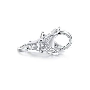(Bild für) Pandora Style Butterfly Doppelte Karabiner-Verschluss - BSP022