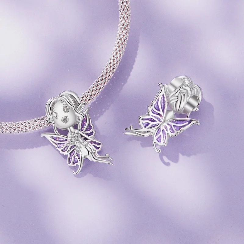 (Bild für) Pandora Style Butterfly Elf Charm - SCC2544 - Ansicht 4