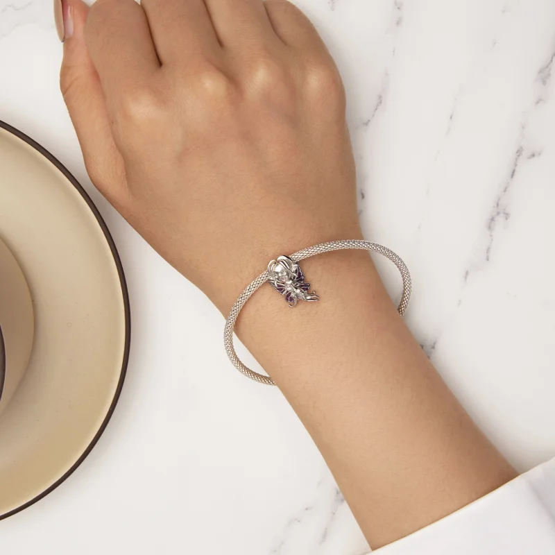 (Bild für) Pandora Style Butterfly Elf Charm - SCC2544 - Ansicht 6