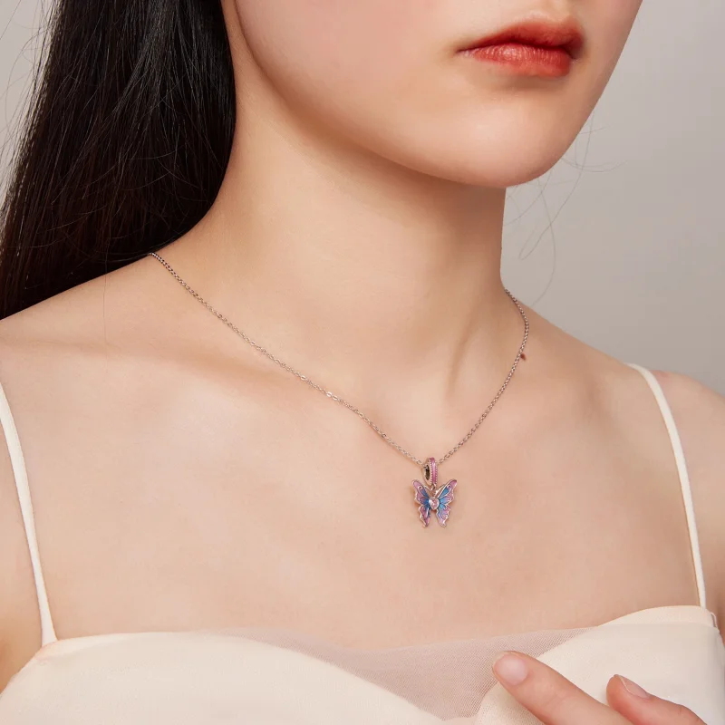 (Bild für) Pandora Style Butterfly Fairy Anhänger - SCC2472 - Ansicht 7