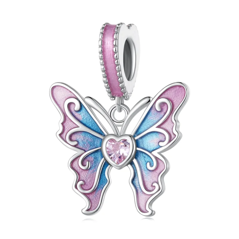 (Bild für) Pandora Style Butterfly Fairy Anhänger - SCC2472 - Ansicht 10