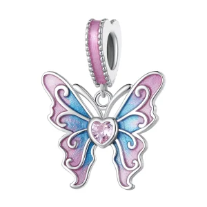 (Bild für) Pandora Style Butterfly Fairy Anhänger - SCC2472