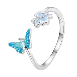 (Bild für) Pandora Style Butterfly Open Ring - SCR911