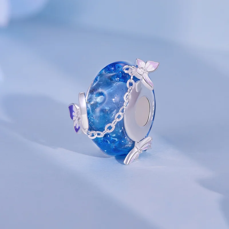 (Bild für) Pandora Style Butterfly Quasten-Anhänger - SCC2461 - Ansicht 2