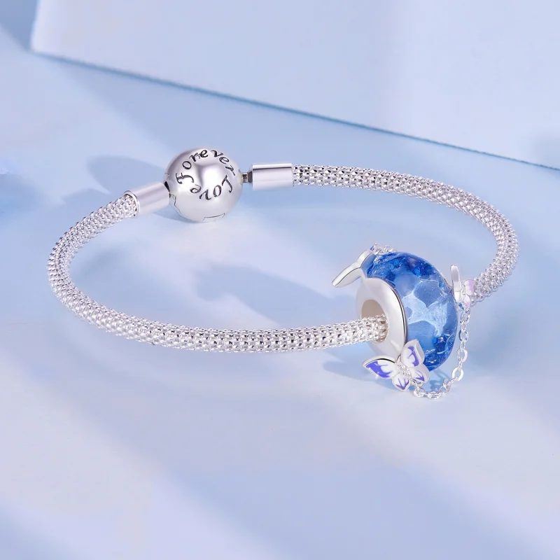 (Bild für) Pandora Style Butterfly Quasten-Anhänger - SCC2461 - Ansicht 5