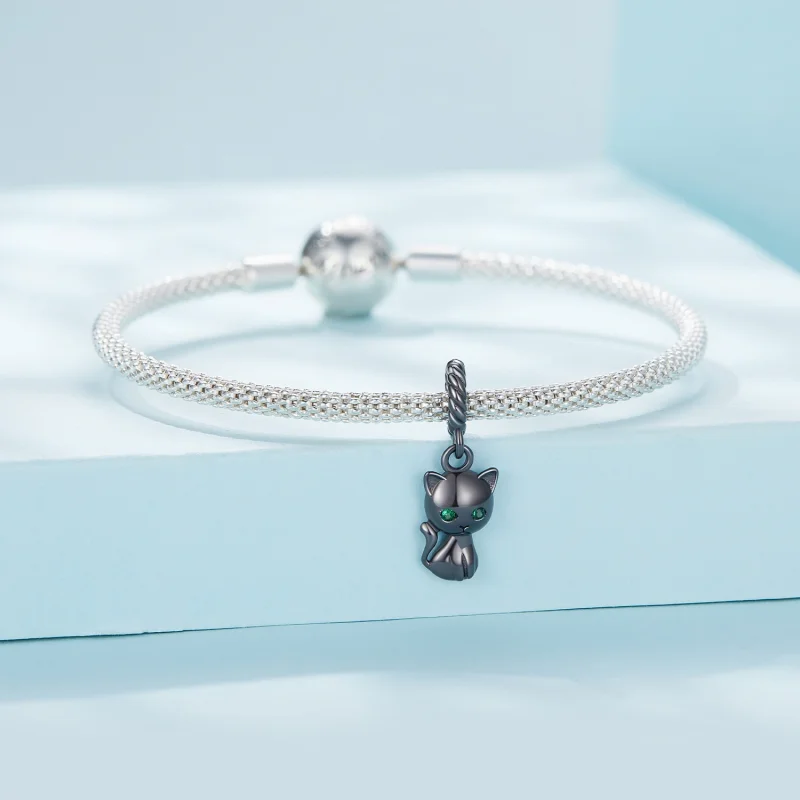 (Bild für) Pandora Style Cat Dangle - SCX122-D - Ansicht 3