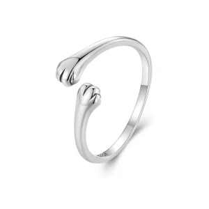 (Bild für) Pandora Style Cat Hug Open Ring - SCR961-E