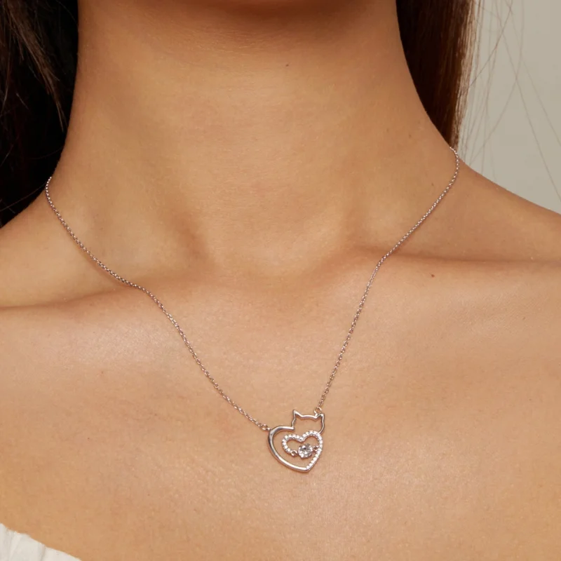 (Bild für) Pandora Style Cat Smart Necklace - SCN503 - Ansicht 6