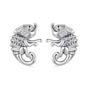 (Bild für) Pandora Style Chamäleon-Stecker Ohrringe - SCE1661