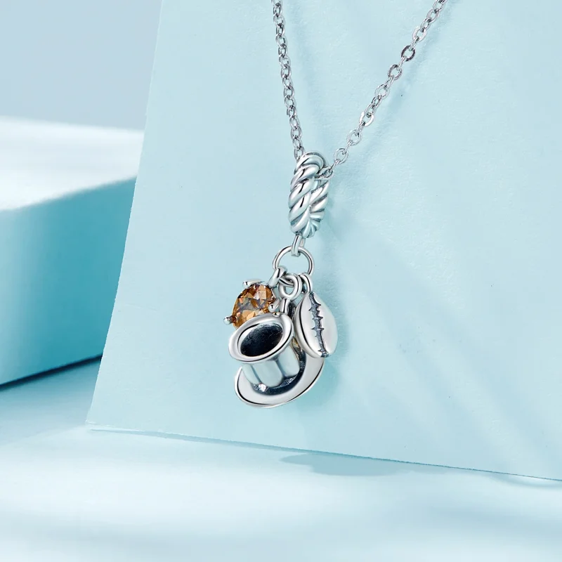 (Bild für) Pandora Style Coffee Dangle - SCC2467 - Ansicht 2