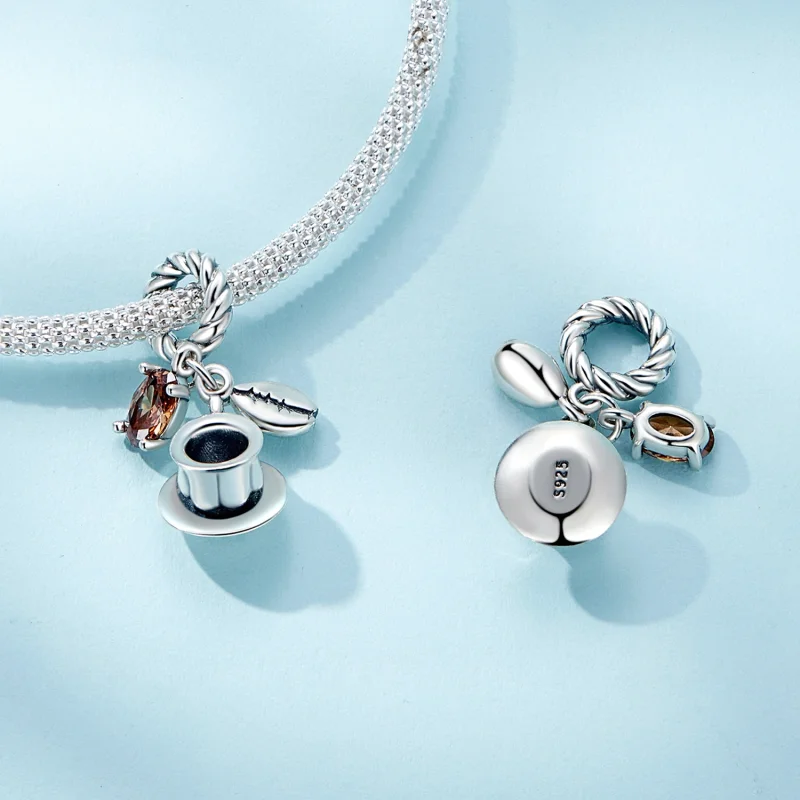 (Bild für) Pandora Style Coffee Dangle - SCC2467 - Ansicht 4