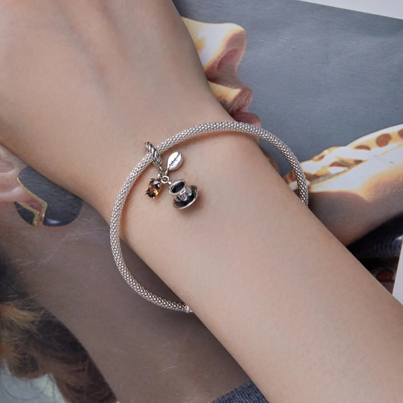(Bild für) Pandora Style Coffee Dangle - SCC2467 - Ansicht 5
