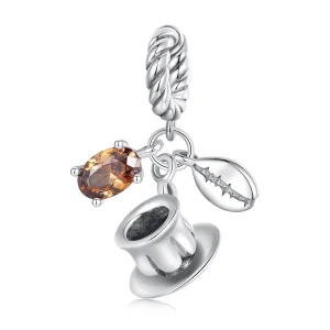 (Bild für) Pandora Style Coffee Dangle - SCC2467