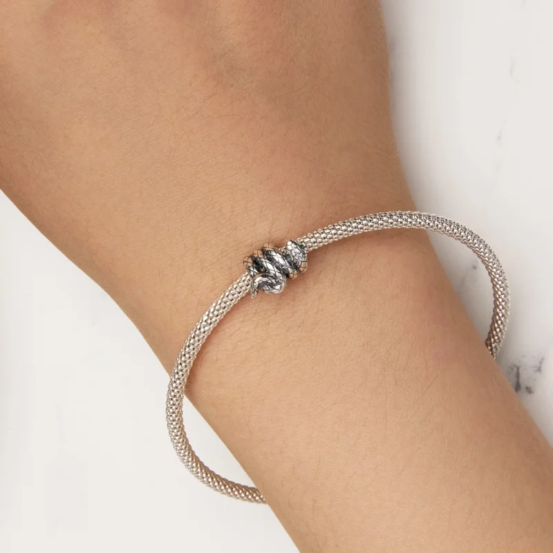 (Bild für) Pandora Style Coiled Spirit Snake Charm - SCC2549 - Ansicht 6